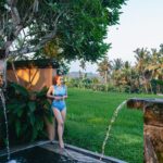 Stella Lee Instagram – The beauty of paddy view from my private pool 🏊 

I am wearing a bikini set from my collab with @shophelloalice , which is my trusted local swimwear brand for its amazing quality and attention to detail ✨

📍@tanahgajahubud