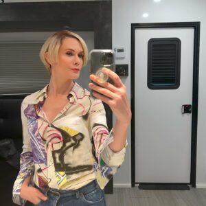 Stephanie March Instagram - ORIGIN opens in NYC & LA today! Come for the wig. Stay for the drama. You will leave the theater a different person.  @originmovie