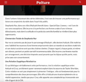 Stephanie Nur Instagram - MERCI BEAUCOUP! ♥️🥹
French review in its original. Swipe for the English translated version.
