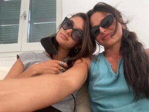Stephanie Nur Instagram - Looking forward to start filming together again. Passion project of a powerful story that needs to be told. 
Filming in my beloved Greece! See you soon my brilliant friend! @ioanna_skyl