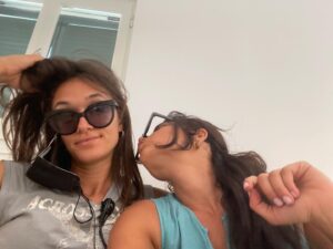 Stephanie Nur Instagram - Looking forward to start filming together again. Passion project of a powerful story that needs to be told. 
Filming in my beloved Greece! See you soon my brilliant friend! @ioanna_skyl