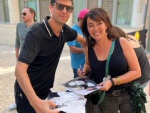 Stéphanie Pareja Instagram - Nous, lorsque nous sommes contents nous louchons. Ouéé les gagnants !👌🤓
Une formidable édition la 11eme déjà! @festivaldesheros, c’est toi le héros @patrickjorge6 MERCI 🤩🎬 pour  l’accueil chaleureux 
et merciiii au public💗

@jolatzko 
@frederic_maranber
@marvinpellegrino