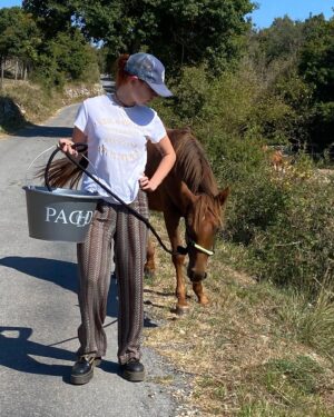Stéphanie Pareja Instagram - Au fer rouge 🧲🐴✨
.

@rosemrd