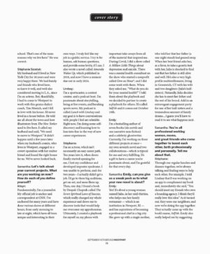 Stephanie Szostak Instagram - I grew up in France, then lived in NYC for a long time, and one thing that really jumps out to me about this community is how much people love to help each other out. And these three women love doing just that! This was a lot of fun to do. Thank you, @westportmagazine
Congratulations on 25 years!! 🎉🎉

To Editor-in-Chief extraordinaire @samanthayanks, Creative Director @garvinburke, and Photographer 📷 @andreacarson MERCI for making it happen 🙏💖 #westportmagazine #celebrating25years