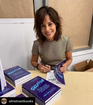 Stephanie Szostak Instagram - What a treat last night was. Thank you New Canaan for coming out and for all the questions at the end!
Merci @hollyparmelee for leading the evening,  @newcanaanlibrary and @elm street books for providing the great space and bringing the books. And merci to my pals @alisyncamerota and @rhodielorenz for showing up on a school night 💕💕💕 

Repost • @elmstreetbooks Elm Street Books loved hearing author Stephanie Szostak @stephshortstak tonight at the  @newcanaanlibrary showcasing her new “workbook” Selfish: Step Into a Journey of Self-Discovery to Revive Confidence, Joy, and Meaning.

Self!sh | adj. | taking time for oneself every day. Some might call that selfish. We say own it. This is your personal playbook for your mindset. Your tool kit to cope and grow. It’s unique to you. It gets you back to the best of You. Yes, it’s a good thing to take care of yourself. You’ll bring more of what you cherish and value to the world and those around you. That's self!sh.

ICYMI, additional copies available at Elm Street Books! 

#authorevents #newcanaanlibrary #elmstreetbooks #self!sh