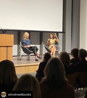 Stephanie Szostak Instagram - What a treat last night was. Thank you New Canaan for coming out and for all the questions at the end!
Merci @hollyparmelee for leading the evening,  @newcanaanlibrary and @elm street books for providing the great space and bringing the books. And merci to my pals @alisyncamerota and @rhodielorenz for showing up on a school night 💕💕💕 

Repost • @elmstreetbooks Elm Street Books loved hearing author Stephanie Szostak @stephshortstak tonight at the  @newcanaanlibrary showcasing her new “workbook” Selfish: Step Into a Journey of Self-Discovery to Revive Confidence, Joy, and Meaning.

Self!sh | adj. | taking time for oneself every day. Some might call that selfish. We say own it. This is your personal playbook for your mindset. Your tool kit to cope and grow. It’s unique to you. It gets you back to the best of You. Yes, it’s a good thing to take care of yourself. You’ll bring more of what you cherish and value to the world and those around you. That's self!sh.

ICYMI, additional copies available at Elm Street Books! 

#authorevents #newcanaanlibrary #elmstreetbooks #self!sh