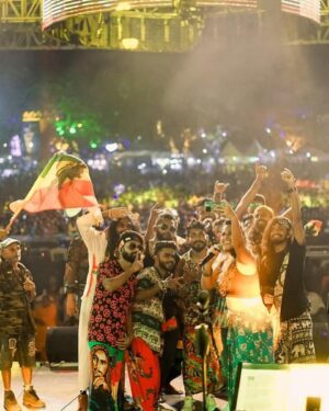 Stephanie Siriwardhana Instagram - Thank you Thissamaharama 🙏🏽♥️🥰
.
#aura #lanka #music #festival #srilanka #love #peace #hope #reggae