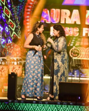 Stephanie Siriwardhana Instagram - Thank you Thissamaharama 🙏🏽♥️🥰
.
#aura #lanka #music #festival #srilanka #love #peace #hope #reggae