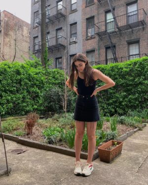 Sterling Jerins Instagram - Hoping I don’t hurt her shoos👞👞