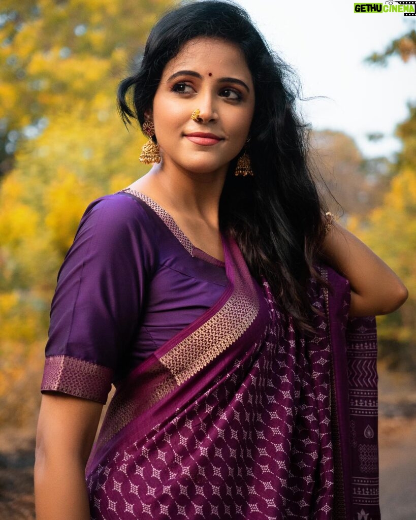 Subiksha Instagram - Me and my saree – A match made in heaven! 💜✨ Photography : @thephotopeople_chennai Saree , Makeup & hair : @lk_makeup_trainer Jewellery : @jewelhub_chennai #pic #picoftheday #Insta #instapic #Photo #Hot #photoshoot #selflove #subhiksha #Actress #subikshakrishnan #sk #viral #reels #trending #SouthIndianActress #explore #follow #heroine #saree #chennaiponnu #sareegirl