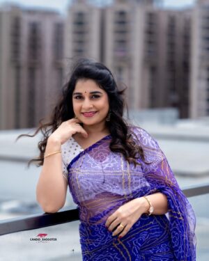 Sudeepa Pinky Instagram - 💙✨💙 saree love💙✨💙

My designer: @nishpanna_couture 
Mua : @swatis_makeup_academy 
Photography: @candid_shoooter_