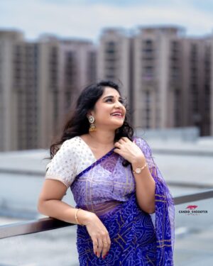 Sudeepa Pinky Instagram - @pinky_sudeepaofficial 💙 You are enough just as you are✨💙

My designer: @nishpanna_couture Arunareddy😘
Makeup n hair: @swatis_makeup_academy 
PC: @candid_shoooter_