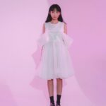 Suey Kwok Instagram - having a pink moment with a cute dress💖💫 📷 @kirkcheungvision 👗 @ceciliebahnsen @harveynicholshk 💈 @larryho_hairstylist 💄 @melodychiumakeup