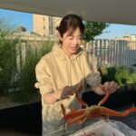 Suh Dong-joo Instagram - 엄마네 집 옥상에서 가족끼리 대게 파티 @junghee_suh 나도 언젠가 이렇게 꾸미고 살고 싶다🙂🩵