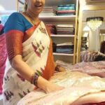 Sujatha Babu Ramesh Instagram – Saree Vlog @laperle_fash 🩷🩷🩷🩷 Semma Variety Collections… 🩷🩷🩷🩷🩷🩷
