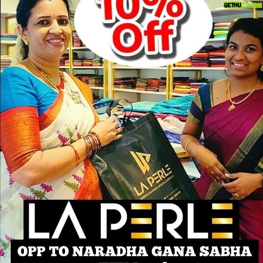 Sujatha Babu Ramesh Instagram - Sema offers in LA PERLE DON'T MISS IT 😍😍😍😍#reels #instagram #instareels #instagramreels #shorts #shortsvideo #youtubeshorts #youtuber #influencer #viralvideos #trendingvideos #saree #sareelove #boutique #boutiqueshopping #sareecollections #chennai #latestfashion #business #lapearl #pearl LA PERLE is an exclusive women apparel store specialises in unique collection of Sarees, Salwars, Kurtis, Lehengas. The store is located right in the heart of TTK road and directly opposite to famous cultures centre Naradha Gana Sabha. Address: 79, First Floor, TTK road, Alwarpet, Chennai - 600018. Opposite to Naradha Gana Sabha Call/Whatsapp: 91 7845779030 Mail: sales@resapparels.com E-commerce website: www.laperlefashion.com For all queries, please call on above number, WhatsApp, Instagram DM or send mail as above. Store Location: https://maps.app.goo.gl/C8ADFCnE3RtHAmUZA?g_st=ic Instagram link: https://www.instagram.com/laperle_fash?igsh=MXdxb2tneGZzM2Y2bg==&utm_source=qr