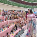 Sumalatha Instagram - An extravagant Dussehra at Garuda Mall. We were honored to have the graceful presence of Sumalatha Ambareesh at the vibrant Gombe Habba celebrations. The venue was adorned with a breathtaking exhibit of 1002 exquisite handmade dolls and exquisite Mysore-style decorations, creating a truly mesmerizing atmosphere. . . . . . . . . . . #garudamall #mallsofbengaluru #bengaluru #dasara #dasaracelebrations #weekend #celebrity #sumalathaambareesh #shopping