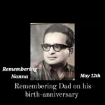 Sumalatha Instagram - A handsome, gentle person..a loving dad..a short time on earth , forever in our hearts & thoughts ♥️ missing & remembering dad on his birth anniversary
