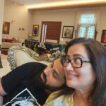 Sumalatha Instagram - A quick cuddle while he's still officially my baby 🤗🤗🤗🥰🥰🥰