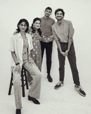 Sunita Mani Instagram - Fambly photos 🌋 before during and after