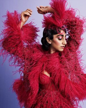 Sunita Mani Instagram - A FASHION STORY // BUST MAGAZINE SPRING ‘23 🍓

Maraschino Moschino fell in love at a diner. She kept the receipt for the scrambled eggs and toast until the day her lover died. Then she sailed across the ocean and found love again. Became the guardian of a small town and worked in a small shop.