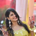 Sunmeera Nagesh Instagram - Haldi✨ #GharkiPehliShaadi