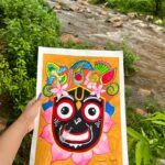 Sunmeera Nagesh Instagram - ଆହେ ନୀଳ ଶଇଳ✨🧿 Painted a portrait after really a long interval and couldn’t able to think of a more beautiful face than him to draw💖 PS: The second picture is of Mungri Singh (a local caretaker of the sitakund waterfall)