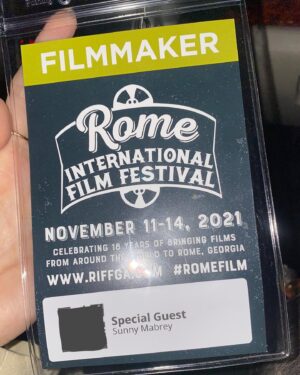 Sunny Mabrey Instagram - Thank you, @romefilm for selecting my short film, #PatriciaSterling and for showing @ethanembry and I great time! Peep my #filmmaker badge, y’all. #writer #producer #actor 😄⭐️🎥🎞🎬
Director: @drewfuller 

•
•
•
#film #filmfestival #filmfestivals #filmfest #horror #horrormovies #comedy #comedymovies #horrorcomedy #horrorfilm #horrorfans #horrorfan #short #shortfilm #shortfilms #shortfilmfestival #microfilm #micromovie #filmmaking #actorslife #letsmakeamovie #patriciasterling