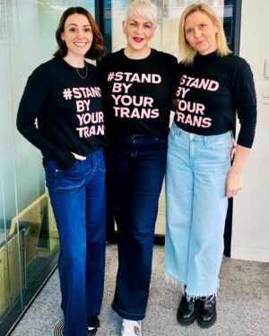 Suranne Jones Instagram - Well 2024 is already pretty exciting! We are currently working on 3 lovely new projects …and we have a guest in our @teamakersprod writers room this week too. The fabulous @kateodonnellpresents is joining the team while we work, chat, laugh, educate and hopefully come up with some fabulous characters. Thank you for lending us your experience and genuine funny bones so our fabulous writer @amoconnor01 can do her brilliant thing! If you would love to know more about what Kate does please give her a follow or see what @transcreativeuk are up to next. ❤️ 
ps. Thank you for the tshirt @kateodonnellpresents