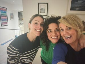 Suranne Jones Instagram - Karen, Gina and Shelly went on a gals trip… ❤️ @sallylindsay73 @jennifer_boardman 
Nearly 25 years on and still as daft!
#classiccorrie
