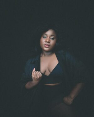 Susan Wokoma Instagram - Basically The Spice Girls, but in one person 💙 💚 🩷 🖤 💙🖤🩶 👊🏿✌🏿 ✨ 
Thank you @alex_cameron for being persistent and inviting me into your wonderful garden to play. Being photographed as myself is something I actually have a weird relationship with (I’ve been on screen since I was 14!) but Alex is the most encouraging, sensitive best ❤️❤️❤️
And my face is actually rather nice! (Thanks Dad 🕊️)