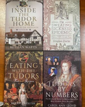 Suzannah Lipscomb Instagram - Exciting parcel of new Tudor books from Pen & Sword. (Can’t wait to interview some of these authors on Not Just the Tudors.)