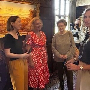 Suzannah Lipscomb Instagram - I am holding in my hands a book that once belonged to Thomas Cromwell, Henry VIII’s right-hand-man.

We know it was his because of a remarkable piece of historical detective work carried out by the curators at @hever_castle along with the librarians of the Wren Library at @trincollcam. 

The news of this amazing discovery broke today. I went to Hever to get the full story, which you can see in a documentary exclusive to @historyhit, which will be released next week. 

In it, I talk to all the curators and experts involved, and take some voxpops from leading Tudor historians. 

Look out for it. This is Tudor news you do not want to miss.