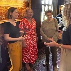 Suzannah Lipscomb Instagram - I am holding in my hands a book that once belonged to Thomas Cromwell, Henry VIII’s right-hand-man.

We know it was his because of a remarkable piece of historical detective work carried out by the curators at @hever_castle along with the librarians of the Wren Library at @trincollcam. 

The news of this amazing discovery broke today. I went to Hever to get the full story, which you can see in a documentary exclusive to @historyhit, which will be released next week. 

In it, I talk to all the curators and experts involved, and take some voxpops from leading Tudor historians. 

Look out for it. This is Tudor news you do not want to miss.