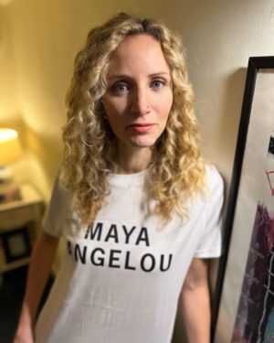 Suzannah Lipscomb Instagram - Less than a month now until we announce the first @womensprize for Non-Fiction long list. 

Meanwhile, I’m enjoying wearing one of the #womensprize t-shirts featuring one of my very favourite fiction writers.

#readingwomen #womenwriters #gifted