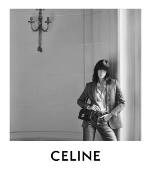 Suzanne Lindon Instagram - @celine nouvelle campagne par hedi 🖤 @hedislimane