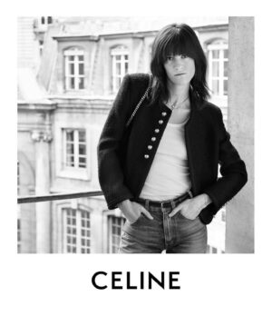 Suzanne Lindon Instagram - @celine nouvelle campagne par hedi 🖤 @hedislimane