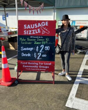 Suzanne Paul Instagram - A big thank you to everyone that came to the Sausage Sizzle this morning at Bunnings in Silverdale- we raised lots of money for @mnd_nz
