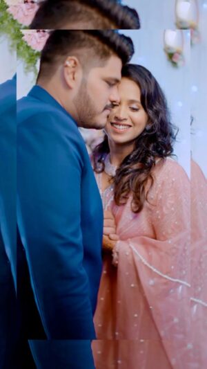 Swanandi Tikekar Instagram - Blessed for this day!❤️✨
These beautiful outfits by @atarabynamitakataria made our evening look so perfect and grand. Thank you @atarabynamitakataria for these. Your work is fine yet unique.
.
Shot by @prathamesh__kale_photography 
Swanandi’s outfit by @atarabynamitakataria 
Ashish’s Outfit by @atarabynamitakataria 
Rings by @pngbrothers
Jewellery by @pngbrothers 
Makeup & Hair by @facestoriesbyhiralkale
Event Coordination by @amru_tak @kalasystudios
Exclusive PR & Management by @n.i.d.s_ @wechitramedia 

#SwanandiAshish #Engaged #SwanandiTikekar #AshishKulkarni #Engagement
