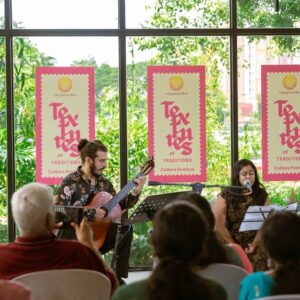 Swarnamalya Instagram - Multi genre Independent & Eclectic repertoire concert for ‘Textures of Traditions’ cultural festival with @mattbaconmusic 

Such a beautiful space was created for us by @swarnamalyag & @radhikaganesh and the entire team of @texturesoftraditions to present music that’s unheard of and of themes that are very close to my heart. It’s not often that as a musician one comes by such a welcoming space & brilliant audience, and I’m so grateful to Swarnamalya & Radhika to have enabled this! An hour just rolled by seamlessly and timelessly. It goes down as one of the most fulfilling concerts I’ve done :) 

Thank you for the beautiful moments captured @simmz_portraits ! :) 

@kraft_dine @ar_subbiah @padmaaaaaaaaaaa @niiviiravii 

#texturesoftraditions #chennai #vocalist #guitar #composer #indie #independent #music #eclectic #multigenre #diversity #plurality #culture #festival #art #artistsoninstagram