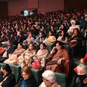 Swarnamalya Instagram - When our minds meet, our hearts melt. A lifetime’s opportunity to cross the border and see the land that holds so many memories, painful, tearful, yet full of hope and resilience- Lahore invited me, I knew this year is special. To speak at the opening of the FAIZ Festival 2024 on behalf of the Indian delegation, to share stage with Salima ji, daughter of Faiz Saab and to perform at the historic Alhambra hall, the very same space in which Iqbal Bano had sung Faiz Saab’s Hum Dekhenge in the 70s, to take the same Nazm in Tamil to an awakened audience who not only gave a lasting standing ovation to Sadir but were moved to tears along with me, and to experience the love of Lahore’s poetry, mushairas, qawwali, Abida ji’s Sufi Kalams, Lahori food, and above all the love and warmth of the people of Lahore. 2024 February is historic in my life. Thoughts about boundaries and borders, identities and struggles- but most importantly about love, peace, harmony and hope. Faiz Saab lives in the hearts of the city of Lahore. And you can see his warmth in the hug of Moneeza ji his daughter to me. Also in one of the  pics is Nawabzada Asfandyar ji who is a Bharatanatyam dancer of Pakistan whom I had invited to join me briefly on the stage,  along with my dearest friend Arvinder Chamak Saab. So many friendships and so many lives shared ❤️here is to more