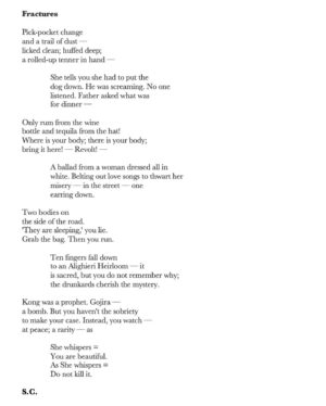 Sydney Chandler Instagram - a few of my poems // 2 old, 2 new