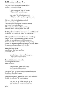 Sydney Chandler Instagram - a few of my poems // 2 old, 2 new