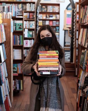 Sydney Ozerov-Meyer Instagram - Lost my mind in @citylightsbooks. I left with 27 books 🤦‍♀️🤦‍♀️ (sorry @alex0zerov who had to carry them all home 😂) independent book stores are so important! And this one is full of so much history. My happy place 📚