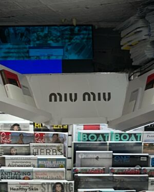 Sydney Sadick Instagram - Print isn’t dead. 📰🗞️As a magazine owner, there’s nothing I love to see more than magazines being supported. Thank you @miumiu for showing that print media is STILL a thing ♥️