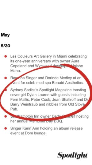 Sydney Sadick Instagram - Spotted! 🔦 Some of our star guests at our summer kick off with @hamptonsrealestate featured on the @nypost @pagesix ✨✍️

Thank you @lawlormedia 🧡

#spotlightmagazine #spotlightonthehamptons #hamptons #thenewcoolforgennow #trendspotlight #spotlighthamptons #newissue #spotlighthamptons #allthebuzz #pagesix #nypost #dylanlauren #dylanscandybar