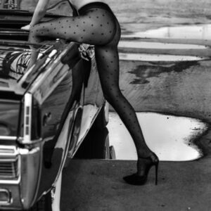 Sylvia Hoeks Instagram - When @chriscolls asks you to get in 🚙 💨🖤 @luimagazine