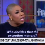 Symone Sanders Instagram – Who gets to decide when an exception exists for a woman who needs an abortion? For Kate Cox and Amanda Zurawski it wasn’t their doctors…it was the State. 😶

President Biden has been clear, send him a bill that protects women’s ability to make decisions about their bodies and he will sign it. To do that, he and VP Harris need to be reelected and Dems need to win control of the Senate   the House.