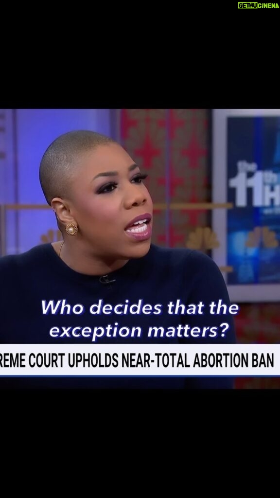 Symone Sanders Instagram - Who gets to decide when an exception exists for a woman who needs an abortion? For Kate Cox and Amanda Zurawski it wasn’t their doctors…it was the State. 😶 President Biden has been clear, send him a bill that protects women’s ability to make decisions about their bodies and he will sign it. To do that, he and VP Harris need to be reelected and Dems need to win control of the Senate the House.
