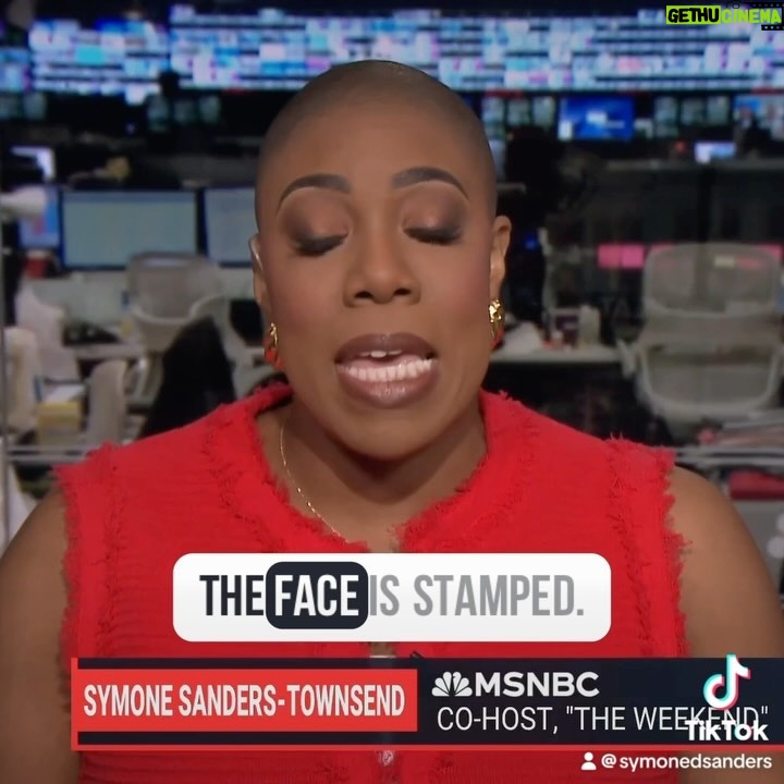 Symone Sanders Instagram - If you were watching MSNBC at 11:50am eastern today, you most certainly witnessed a beat down. 💄: @waltymakeupworld